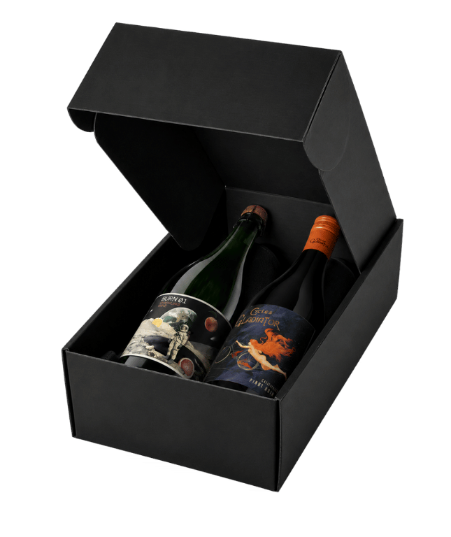Black 2-Bottle Gift Box