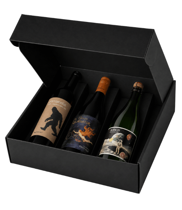 Black 3-Bottle Gift Box